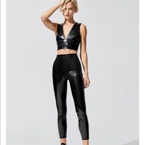 CARBON 38 PATENT HIGH RISE 7/8 LEGGING small